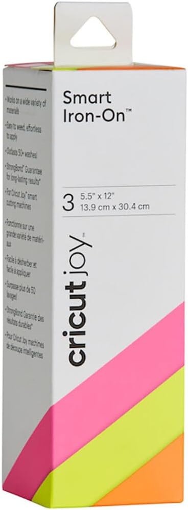 Cricut Joy Smart Iron-On Sampler, Neon