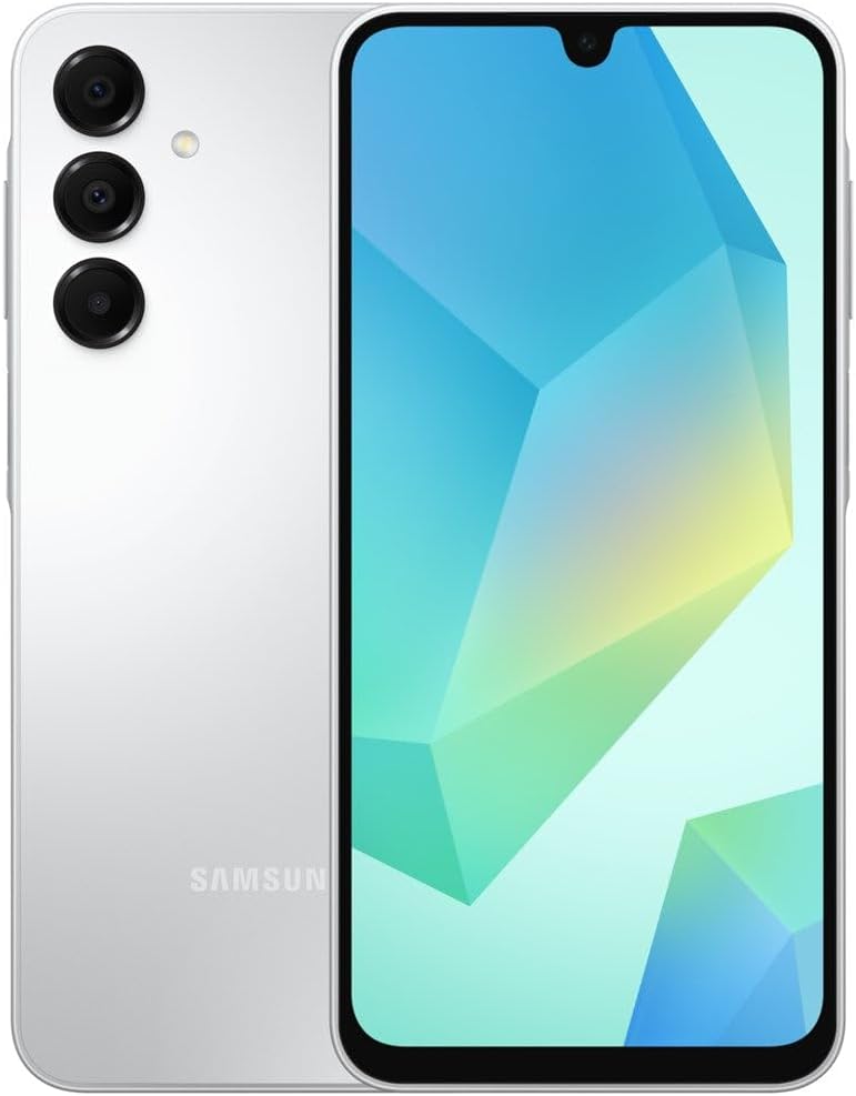 Samsung Galaxy A16 Dual LTE (A165F) 128GB 4GB RAM (Gray) Silver - [Italian, Hungarian, Polish, Romanian, Austrian, Swiss version]