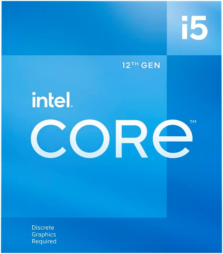 Intel Core 12th Generation Desktop Processor (Base Clock: 2.5GHz, 6 Cores, LGA1700, RAM DDR4 and DDR5 up to 128GB)