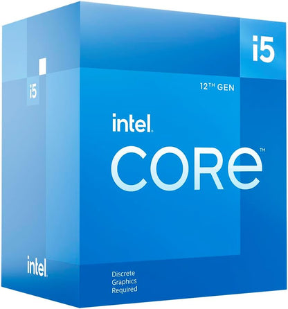 Intel Core 12th Generation Desktop Processor (Base Clock: 2.5GHz, 6 Cores, LGA1700, RAM DDR4 and DDR5 up to 128GB)
