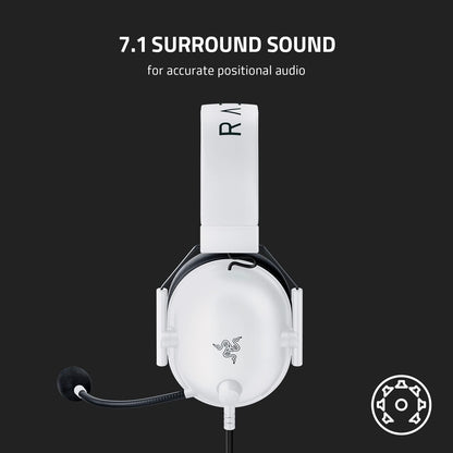 Razer - Multi-Platform Wired Esports Headset (Triforce 50 mm Drivers, Advanced Passive Noise Cancellation, 7.1 Surround Sound, Hyperclear Cardioid Mic)