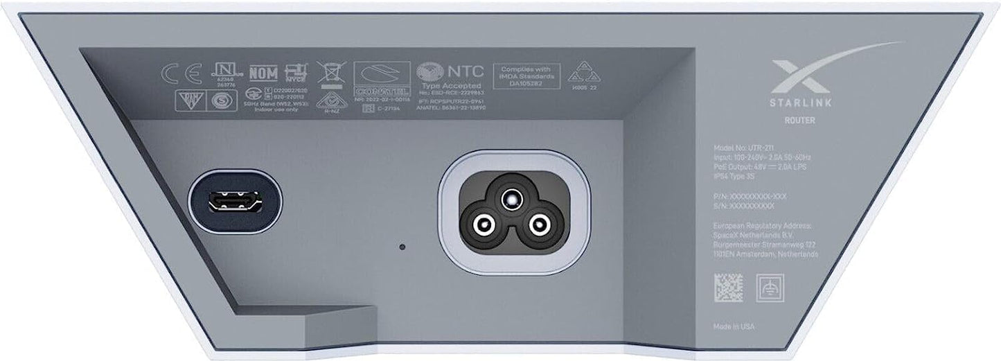 STARLINK Standard Satellite Antenna & WiFi Router Kit - Dual-band