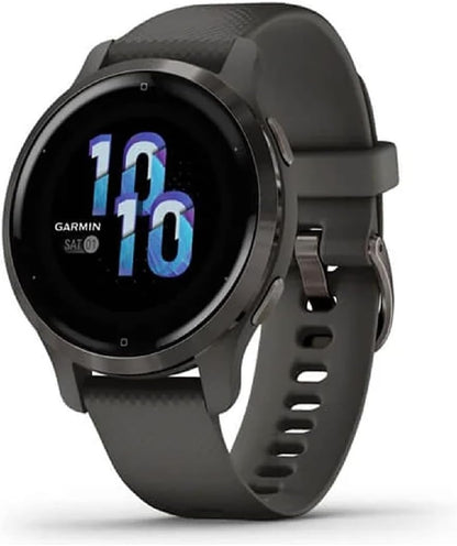 Garmin Venu 2S GPS 40mm Smartwatch, AMOLED Touchscreen, All-day Advanced Health & Fitness Features, Music Storage, Wellness Smartwatch with up to 10 days battery life,
