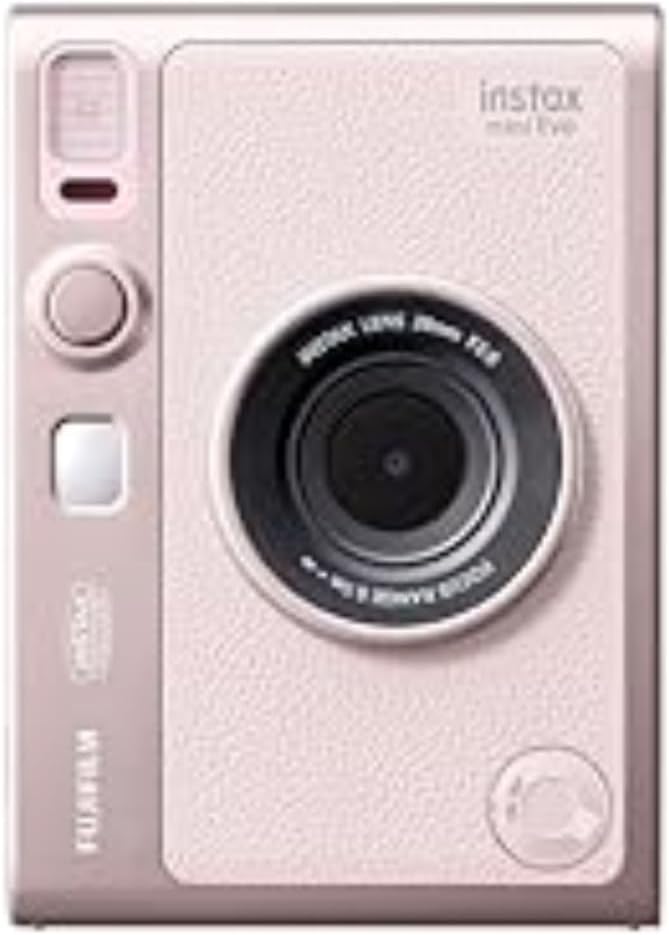 instax mini EVO 2-in-1 Hybrid Digital camera and photo printer, 2.7 inch rear LCD screen, with 10 lens and 10 film effects, uses instax mini film sold separately, colour