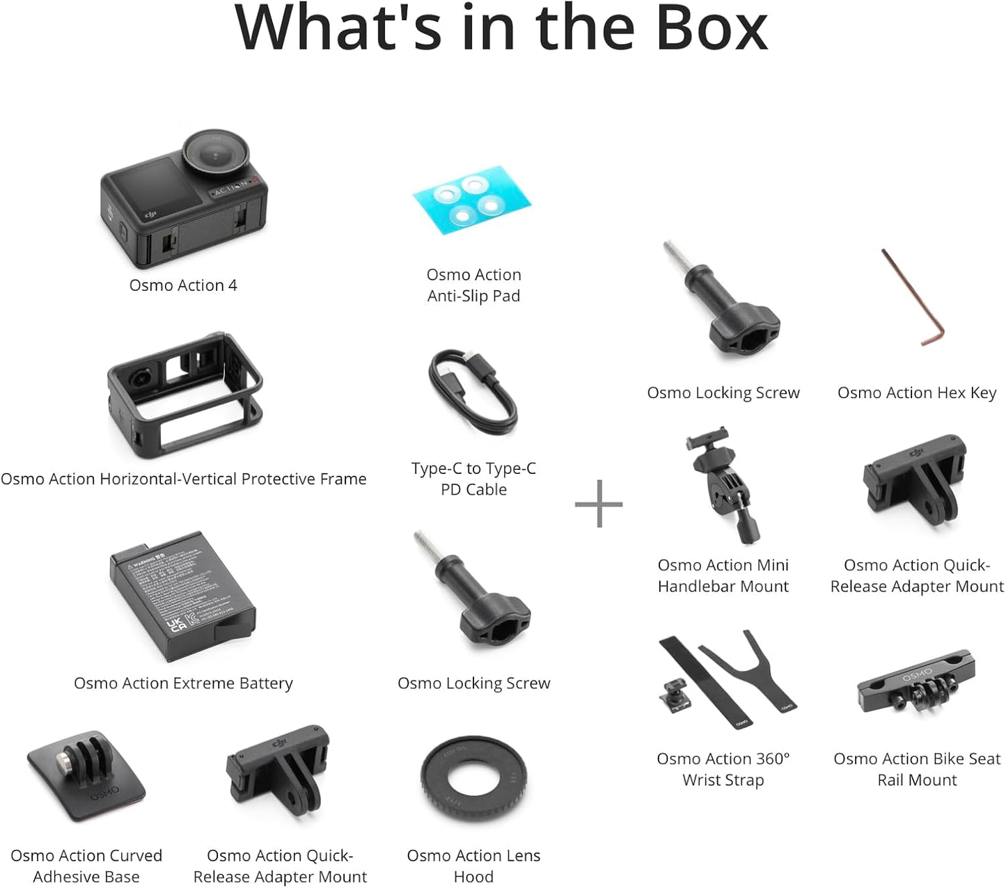 DJI Osmo Action 4 - Bike Camera with 360° Wrist Strap for Cyclists, 1/1.3-Inch Sensor, Stunning Low-Light Imaging, 4K/120fps Footage, 155º Ultra-Wide FOV and HorizonSteady