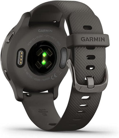 Garmin Venu 2S GPS 40mm Smartwatch, AMOLED Touchscreen, All-day Advanced Health & Fitness Features, Music Storage, Wellness Smartwatch with up to 10 days battery life,