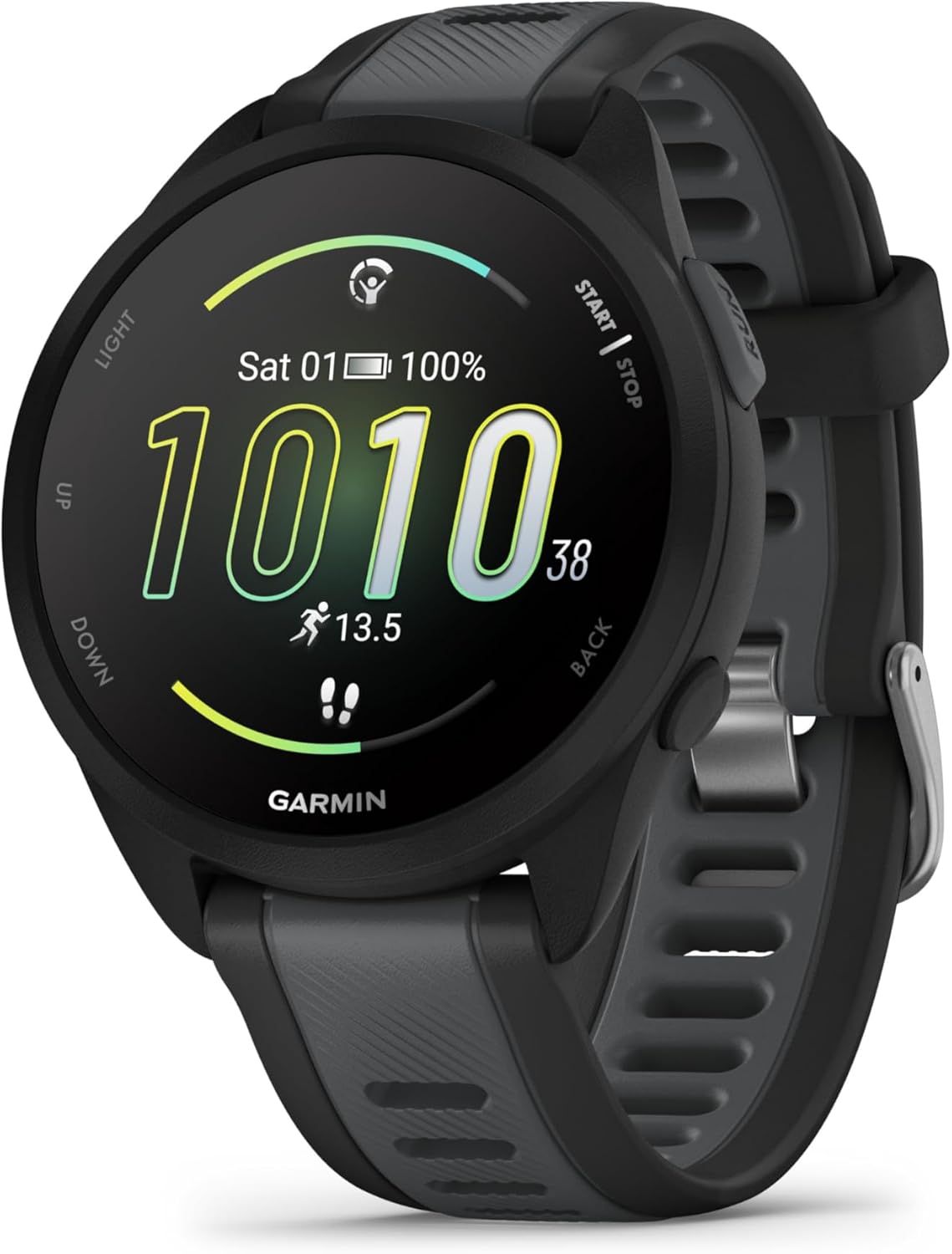 Garmin Forerunner 165 Music GPS 43mm Running Smartwatch, Lightweight, AMOLED Touchscreen, Advanced Training & Insights, Safety & Tracking Features, up to 11 days Battery Life,