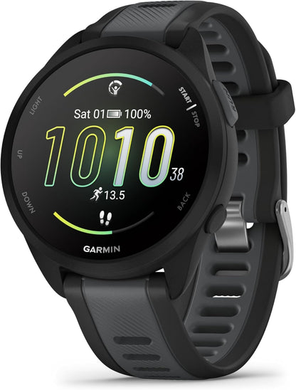 Garmin Forerunner 165 Music GPS 43mm Running Smartwatch, Lightweight, AMOLED Touchscreen, Advanced Training & Insights, Safety & Tracking Features, up to 11 days Battery Life,