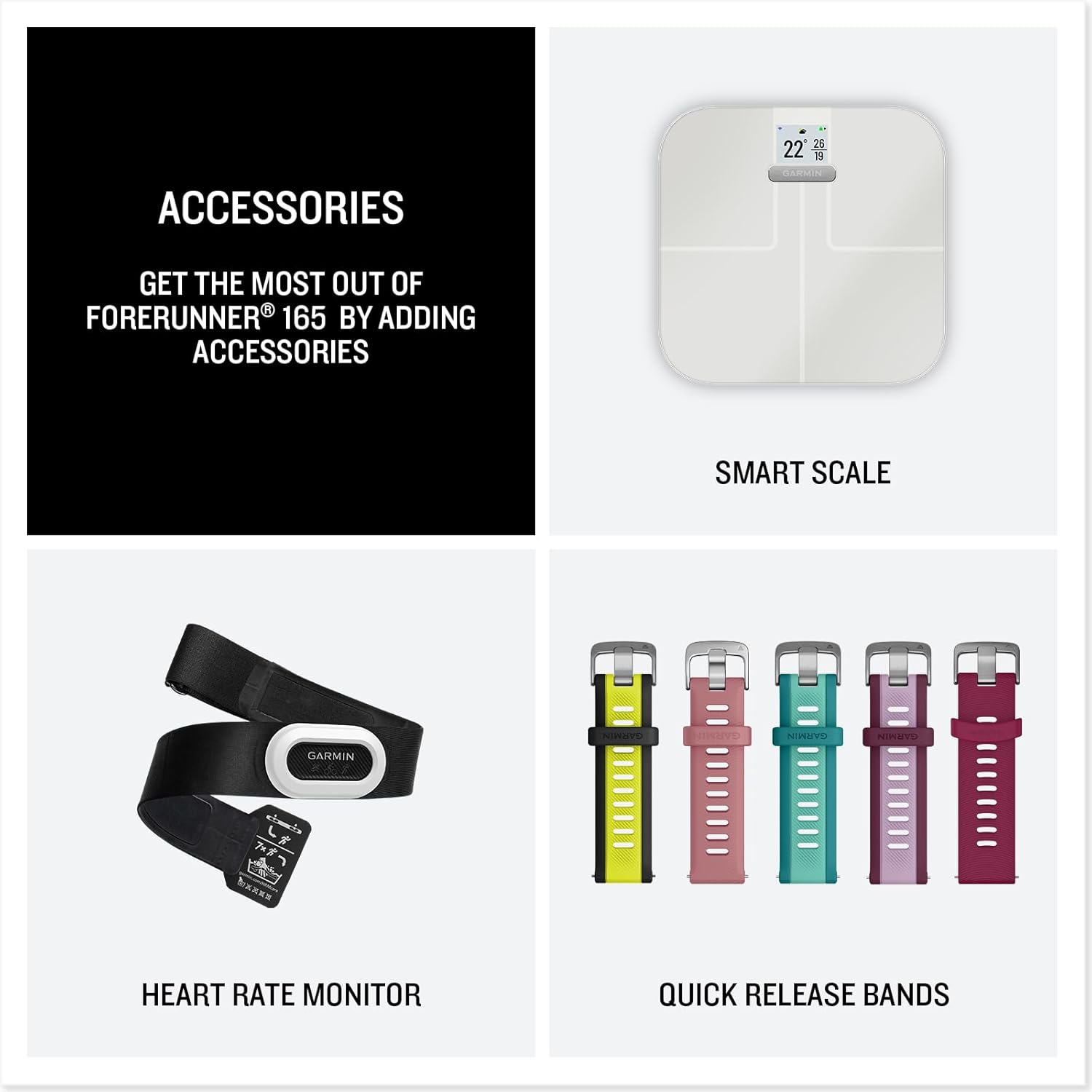 Garmin Forerunner 165 Music GPS 43mm Running Smartwatch, Lightweight, AMOLED Touchscreen, Advanced Training & Insights, Safety & Tracking Features, up to 11 days Battery Life,