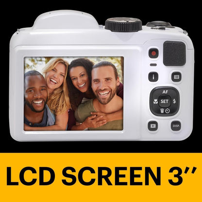 KODAK Pixpro Astro Zoom AZ255 - 16 MP Digital Bridge , 25X Optical Zoom, 1080p HD Video, 24mm Wide Angle, Optical Image Stabilizer, 3-Inch LCD Screen, AA Battery