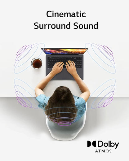 LG Electronics gram 2023 16Z90R 16 inch ultra-lightweight laptop, 13th Gen Intel Evo i7-1360P platform, , , Dolby ATMOS, Windows 11 (Obsidian Black)`