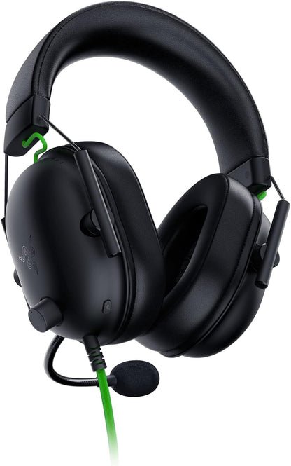 Razer Shark V2 X - Multi-Platform Wired Esports Headset (Triforce 50 mm Drivers, Advanced Passive Noise Cancellation, 7.1 Surround Sound, Hyperclear Cardioid Mic)