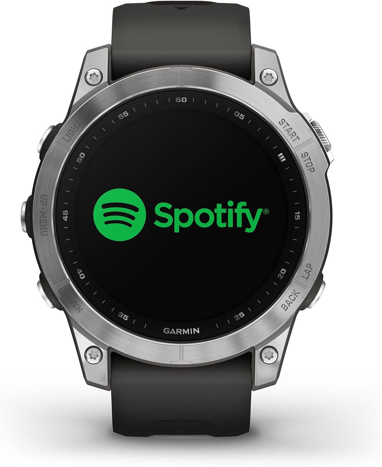 Garmin f?nix 7 Multisport GPS Watch, Silver with Graphite Band