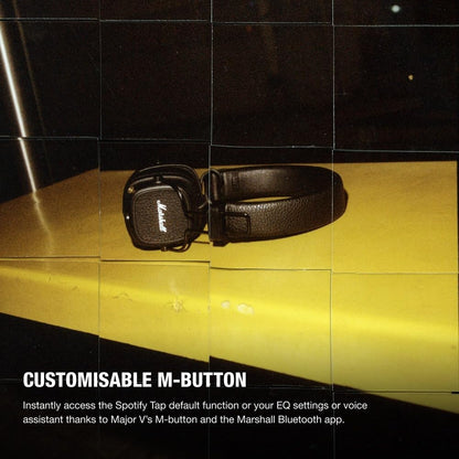 Marshall Bluetooth Wireless Headphones, 100 Hours playtime