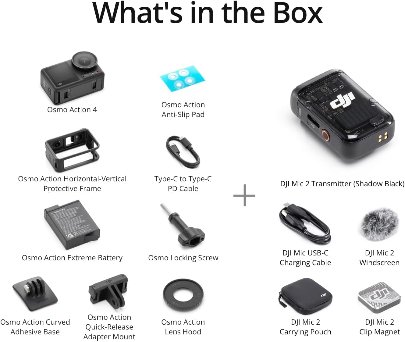 DJI Osmo Action 4 - 4K/120fps Waterproof Action Camera with a 1/1.3-Inch Sensor, Stunning Low-Light Imaging, 10-bit & D-Log M Color Performance, Long-Lasting 160 Mins, Outdoor Camera