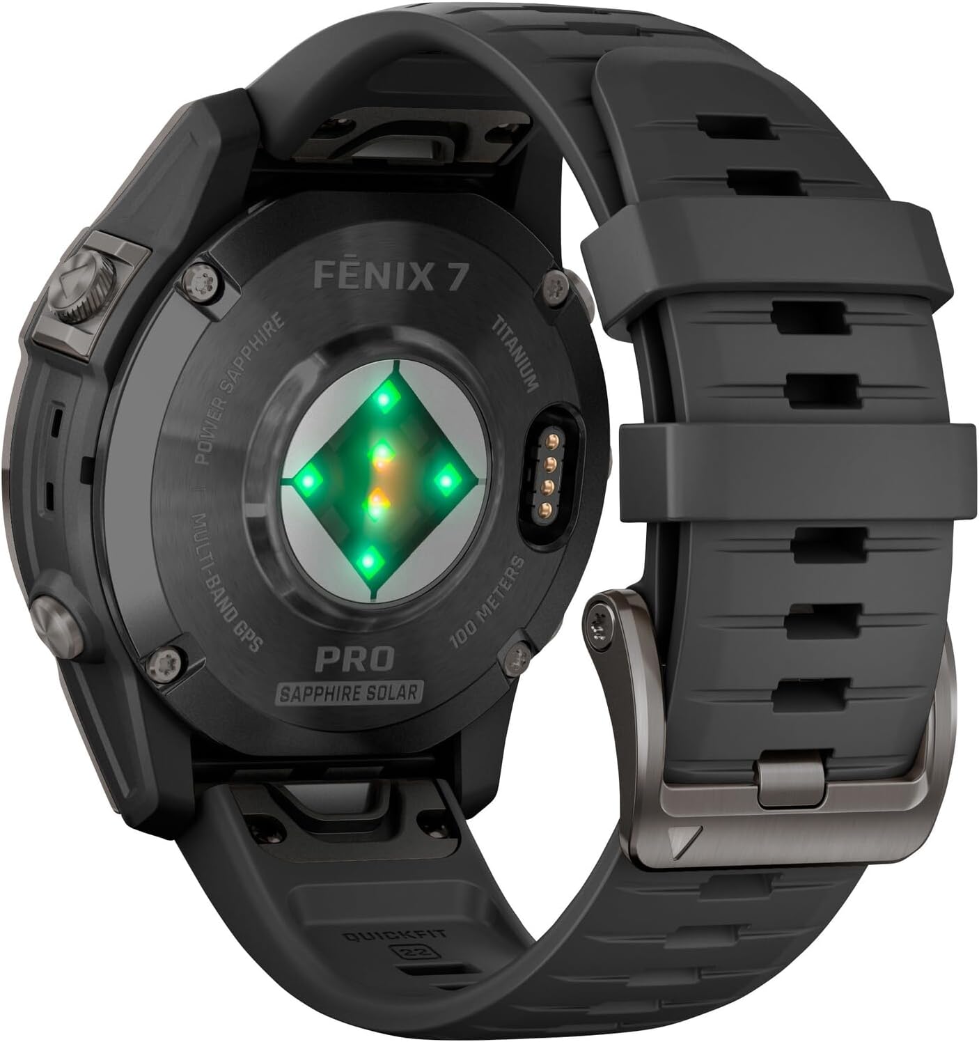 Garmin Fenix 7 Band, gray/Black, 47mm, Pro Sapphire Solar