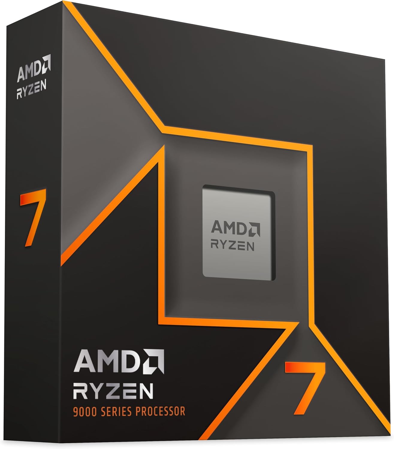 AMD Ryzensets 7 9700X Processor (8 Cores/16 Threads) 65W DTP, AM5 socket, 40MB Cache, Up to 5.5 GHz max boost frequency, no cooler