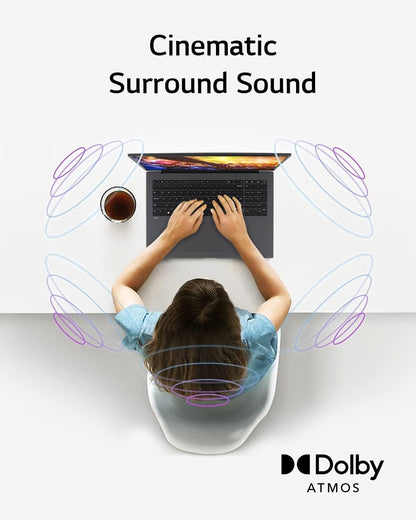 LG Electronics gram 2023 17Z90R 17 inch ultra-lightweight laptop, 13th Gen Intel Evo i7-1360P platform, , , Dolby ATMOS, Windows 11 (Obsidian Black)