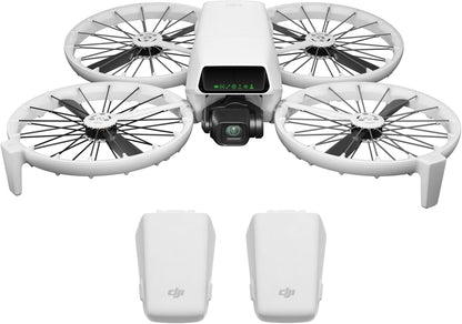 DJI Flip Two Battery Combo Without Screen Remote Controller, Drone With 4K UHD Camera for Adults, Palm Takeoff, Auto Return, Intelligent Flight, 2 Batteries