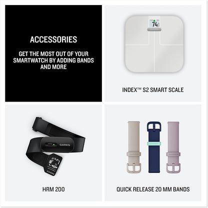 Garmin vívoactive 6 GPS 42mm Smartwatch, AMOLED Touchscreen, All-day Health Monitoring, Personalised Fitness Features, Advanced Sleep Coaching, Music, up to 11 days battery life,