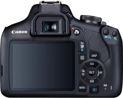 Canon EOS 2000D Camera + EF-S 18-55mm IS II Lens - Black