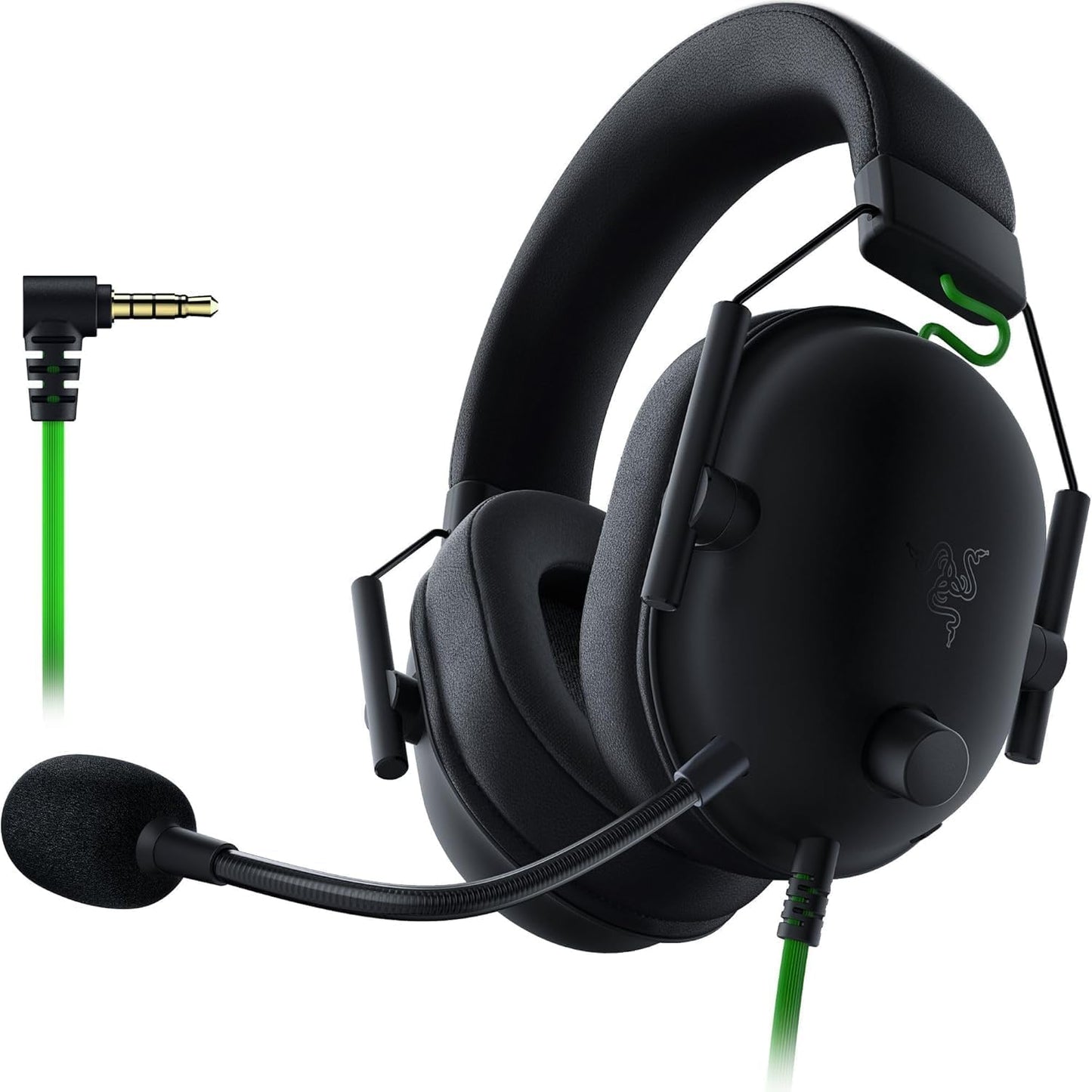 Razer Shark V2 X - Multi-Platform Wired Esports Headset (Triforce 50 mm Drivers, Advanced Passive Noise Cancellation, 7.1 Surround Sound, Hyperclear Cardioid Mic)