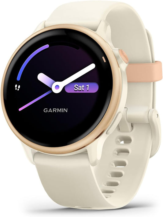 Garmin vívoactive 6 GPS 42mm Amazon Exclusive Smartwatch, AMOLED Touchscreen, All-day Health Monitoring,Fitness Features,Advanced Sleep Coaching,Music, up to 11 days battery life,