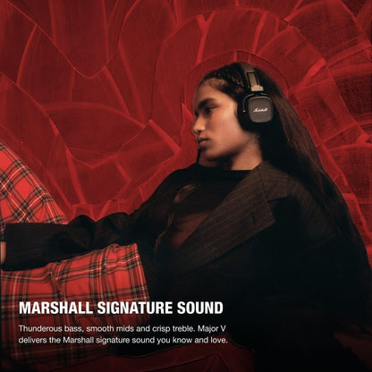 Marshall Bluetooth Wireless Headphones, 100 Hours playtime