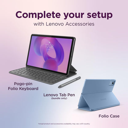 Lenovo Idea Tab - Display 11" 2.5K (2560x1600) 90Hz, Processor Mediatek Dimenity 6300, RAM 8GB, Memory 128GB, WiFi 5, Tablet Android 15, Tab Pen included - Luna Grey