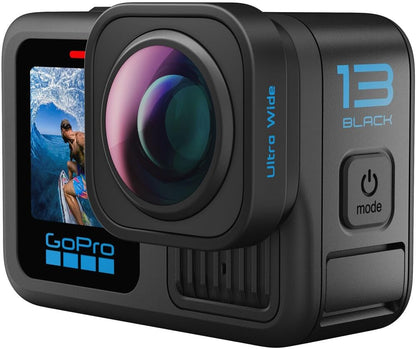 GoPro HERO13 Black Ultra Wide Edition - Waterproof Action Camera with 5.3K60 Video, 27MP Photo, Boosted 177-degree FOV + Compatability with HB-Series Lenses