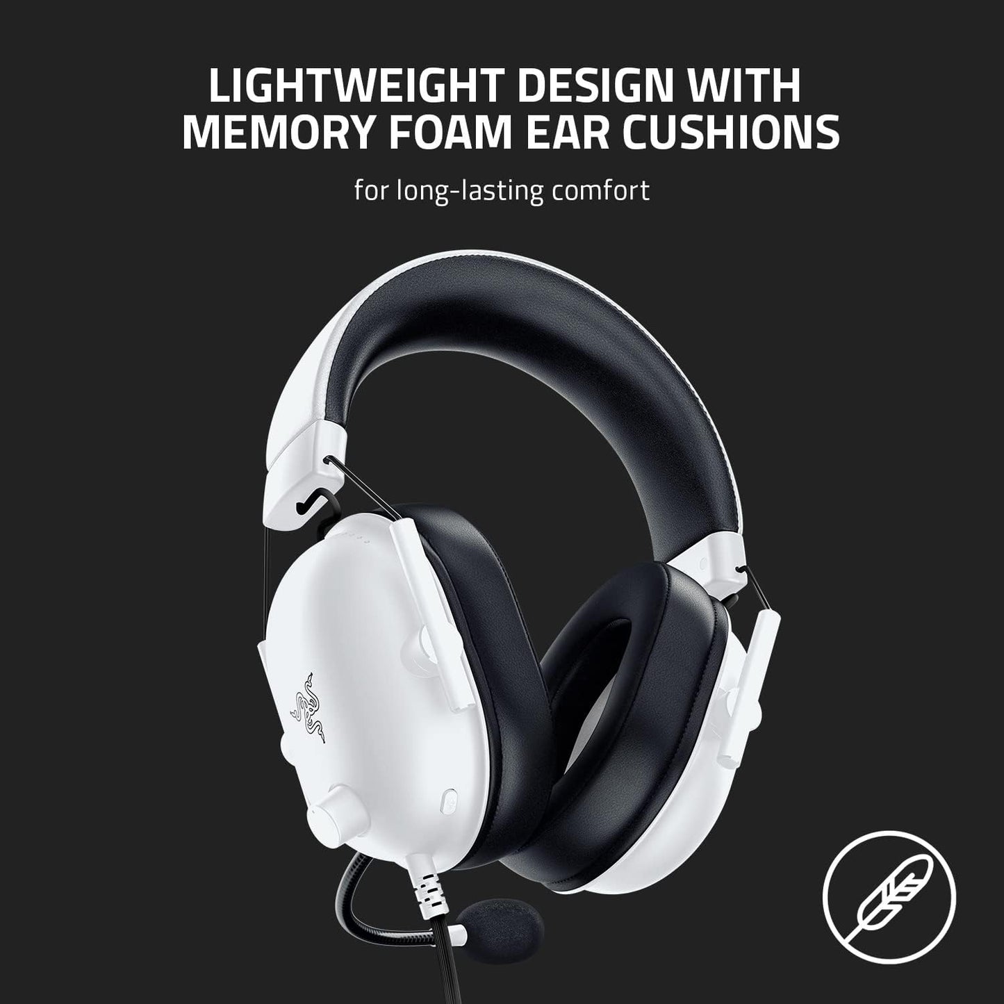 Razer - Multi-Platform Wired Esports Headset (Triforce 50 mm Drivers, Advanced Passive Noise Cancellation, 7.1 Surround Sound, Hyperclear Cardioid Mic)