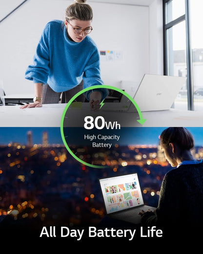 LG Electronics gram 2023 17Z90R 17 inch ultra-lightweight laptop, 13th Gen Intel Evo i7-1360P platform, , , Dolby ATMOS, Windows 11 (Obsidian Black)