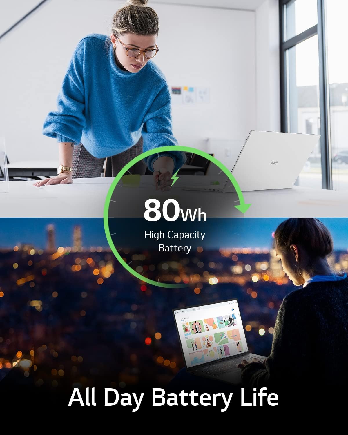 LG Electronics gram 2023 16Z90R 16 inch ultra-lightweight laptop, 13th Gen Intel Evo i7-1360P platform, , , Dolby ATMOS, Windows 11 (Obsidian Black)`