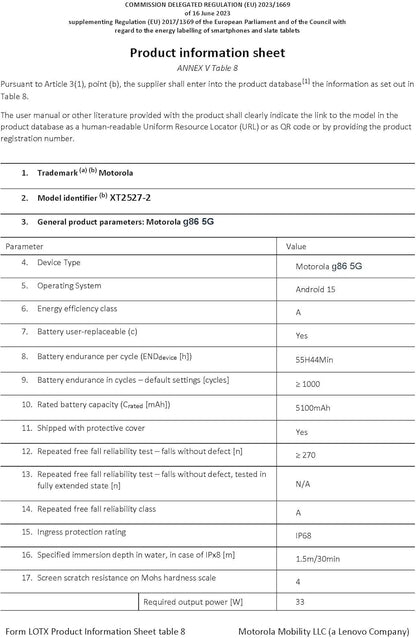 Motorola 8+256 with Co2 offset