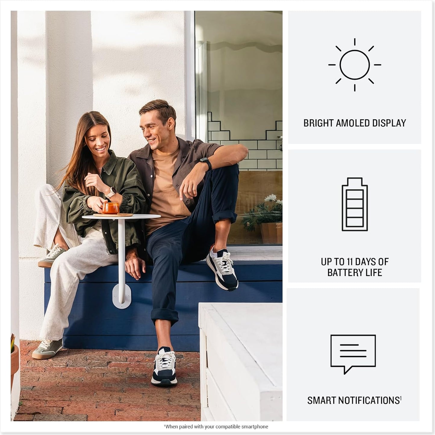 Garmin vívoactive 6 GPS 42mm Amazon Exclusive Smartwatch, AMOLED Touchscreen, All-day Health Monitoring,Fitness Features,Advanced Sleep Coaching,Music, up to 11 days battery life,