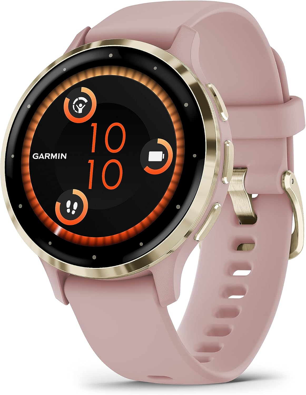 Garmin Venu 3S GPS 41mm Smartwatch, AMOLED Touchscreen, All-day Advanced Health & Fitness Features, Voice Functionality, Music Storage, Wellness Smartwatch with up to 10 days battery life,