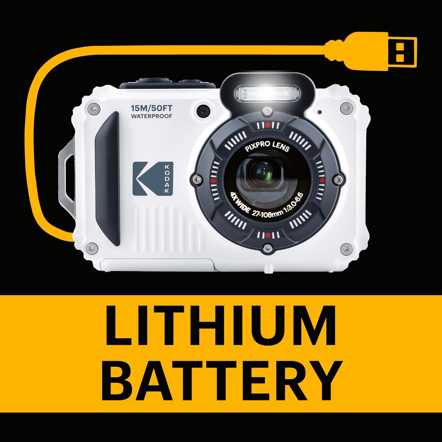 Kodak PIXPRO WPZ2 16MP 4x Zoom Tough Compact