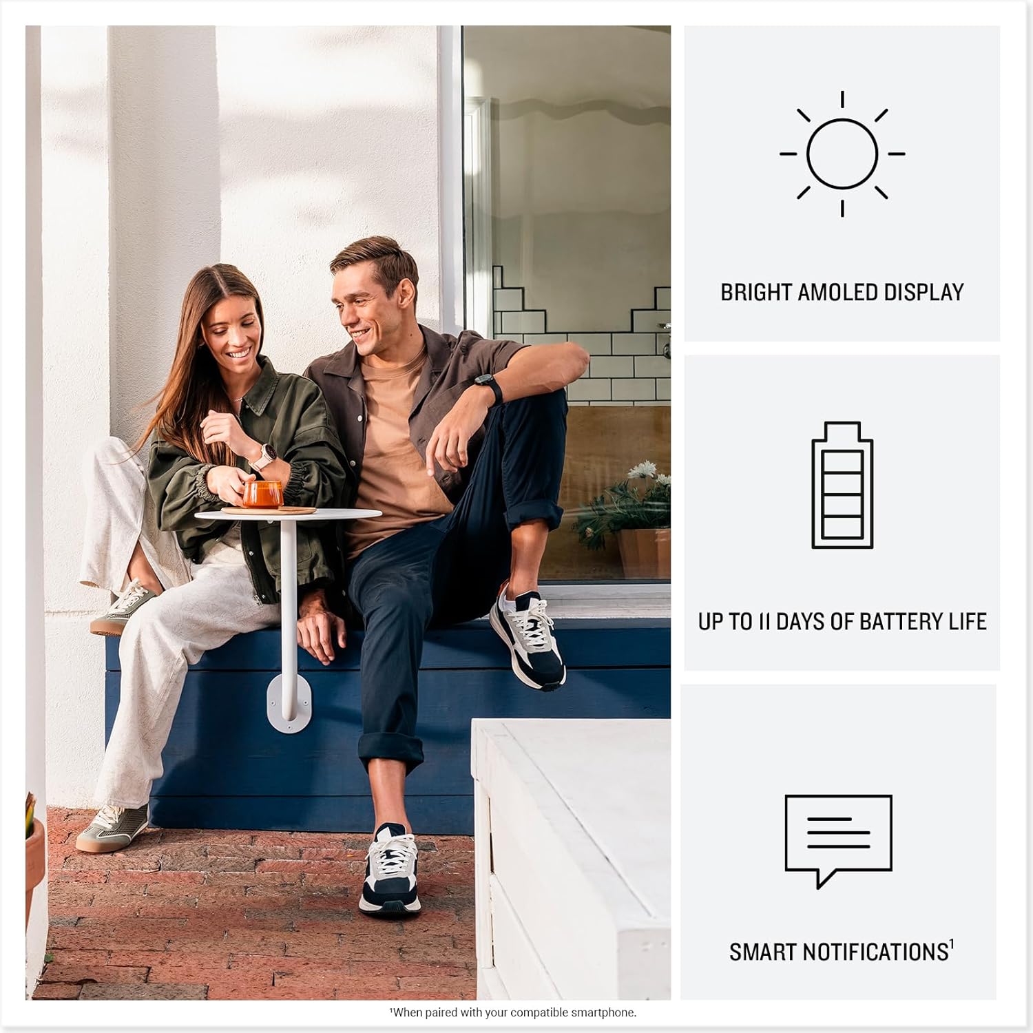 Garmin vívoactive 6 GPS 42mm Smartwatch, AMOLED Touchscreen, All-day Health Monitoring, Personalised Fitness Features, Advanced Sleep Coaching, Music, up to 11 days battery life,