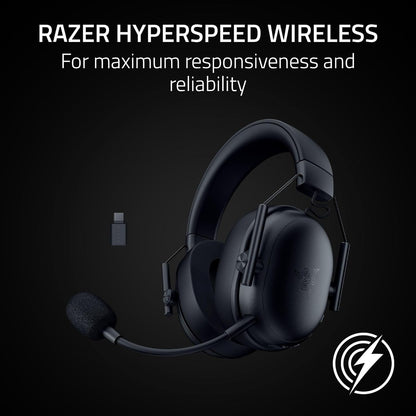 Razer Shark V3 X HyperSpeed - Wireless e-sports headset - Ultra lightweight 270g - TriForce 50mm driver - Detachable Microphone - Surround sound - HyperSpeed 2,4Ghz & Bluetooth - PC/Mac |