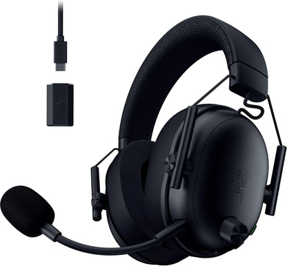 Razer Shark V3 - Wireless e-sports Headset - TriForce 50mm Drivers - Detachable broadband Microphone - THX Spatial Audio - Wireless 2,4 GHz & Bluetooth - FPS profiles - PC/Mac |