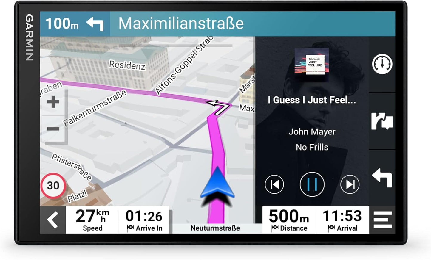 Garmin DriveSmart 86 with Amazon Alexa,GPS Sat Nav, 8" Display, Map Updates for UK, Ire and Full Europe, Digital Traffic,Bluetooth Hands-free Calling,Voice Commands/Smart Features,
