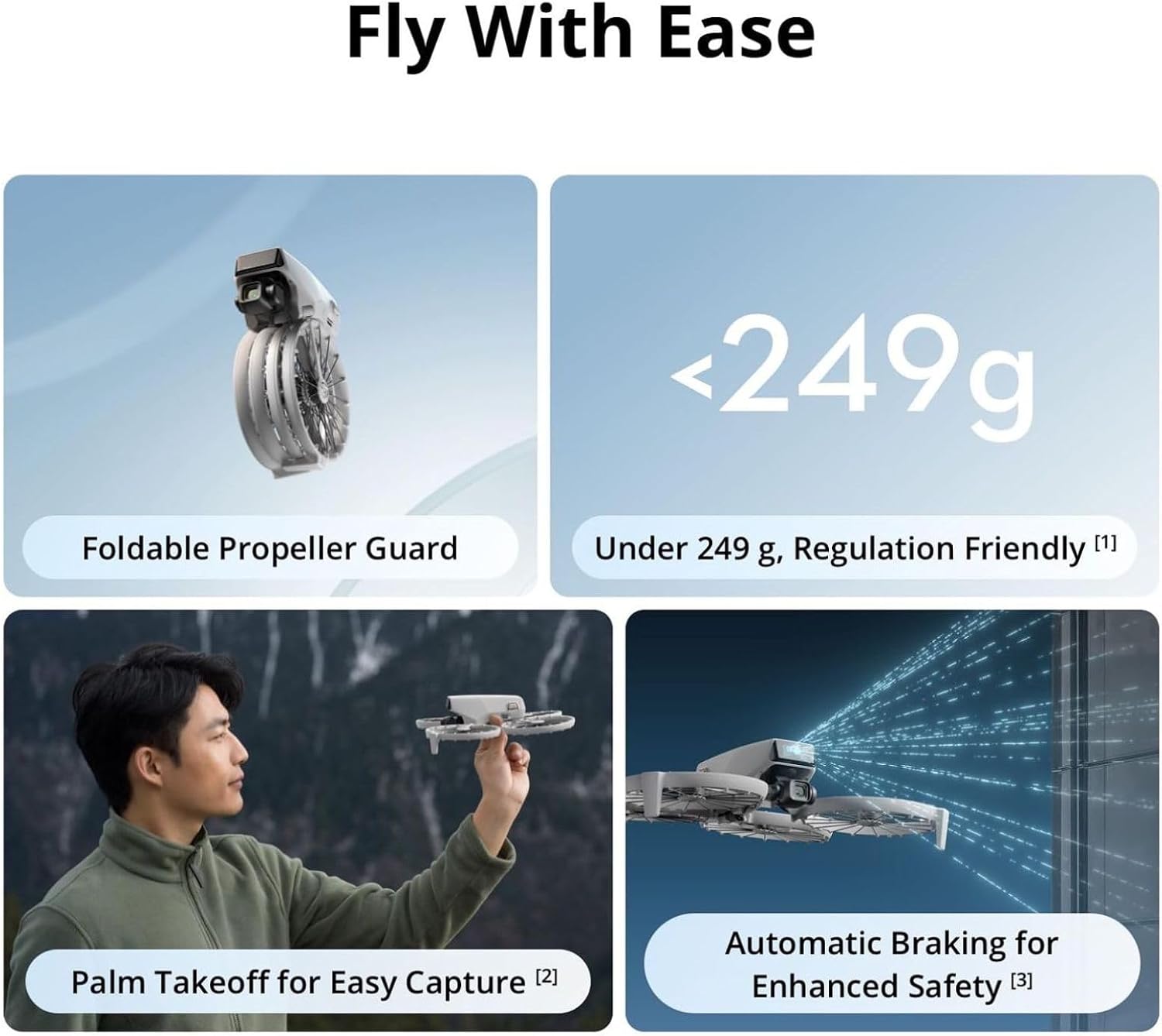 DJI Flip Fly More Combo With RC 2 Screen Remote Controller, Drone With 4K UHD Camera for Adults, Palm Takeoff, Auto Return, Intelligent Flight, 3 Batteries for 93-Min Flight Time
