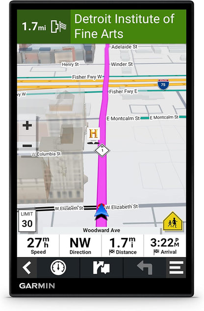 Garmin DriveSmart 86 with Amazon Alexa,GPS Sat Nav, 8" Display, Map Updates for UK, Ire and Full Europe, Digital Traffic,Bluetooth Hands-free Calling,Voice Commands/Smart Features,