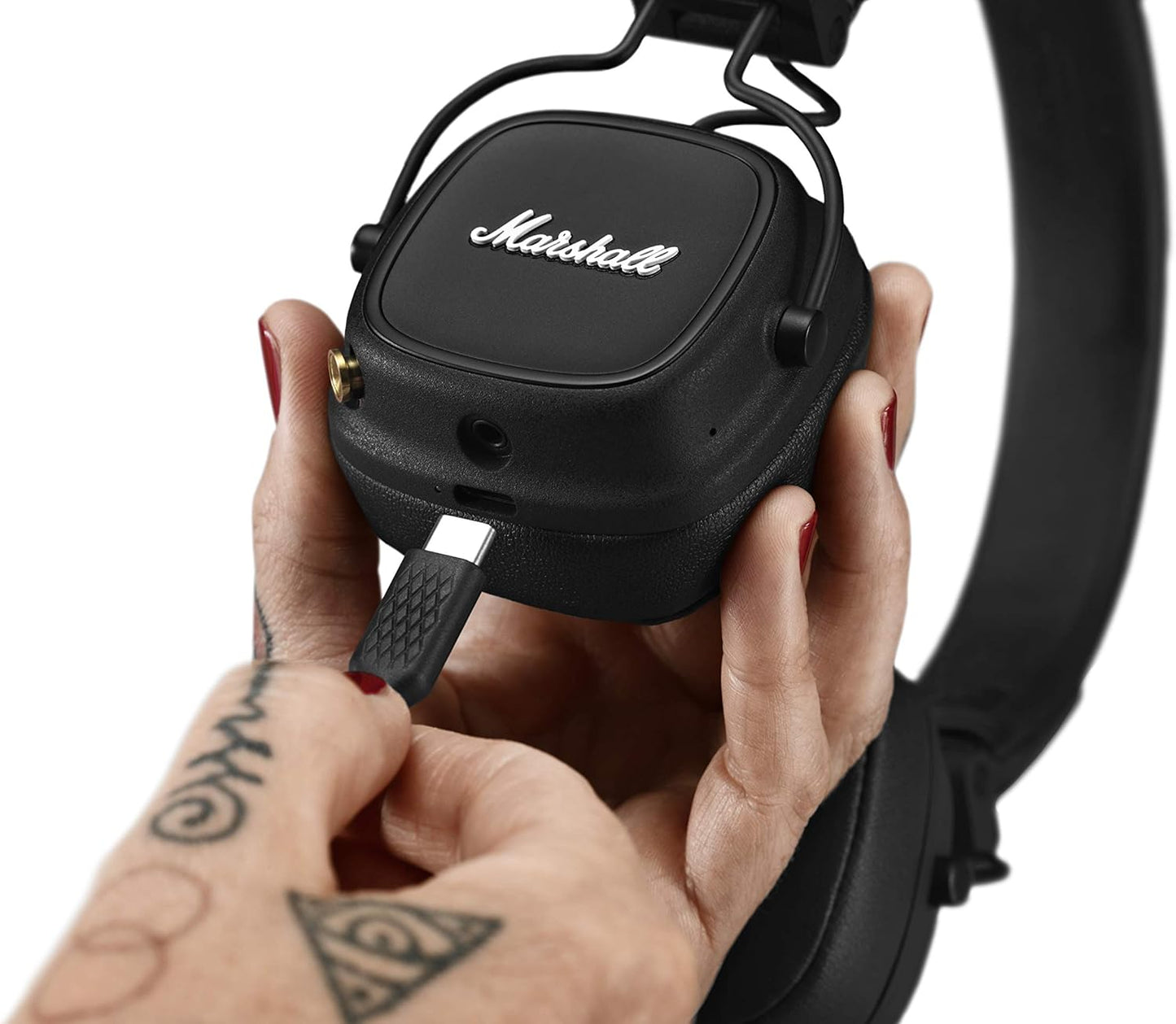 Marshall On Ear Bluetooth Headphones, Wireless Earphones, Foldable, 80+ Hours Wireless playtime