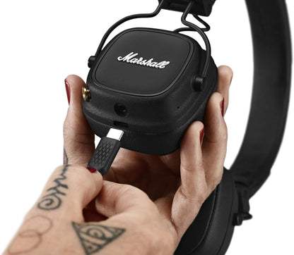 Marshall On Ear Bluetooth Headphones, Wireless Earphones, Foldable, 80+ Hours Wireless playtime