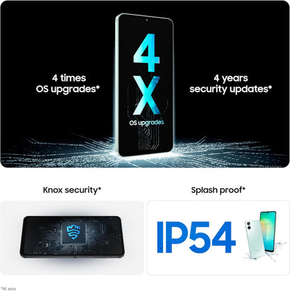 Samsung Galaxy A06 5G (, 6GB RAM, 128GB Storage) | 50MP Dual Camera | 4 Gen OS Upgrades | IP54 Rating | Voice Focus