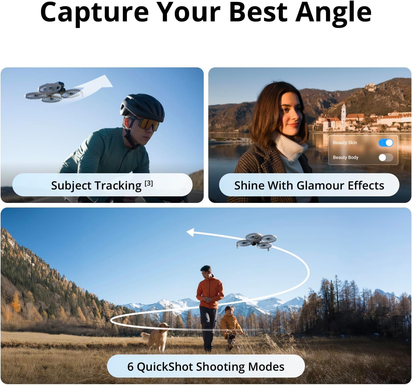 DJI Flip With RC 2 Screen Remote Controller, Follow Me Drone With 4K UHD Camera for Adults, Under 249 g, 3-Axis Gimbal Stabilization, 13km Video Transmission, Palm Takeoff, 31-Min Flight Time