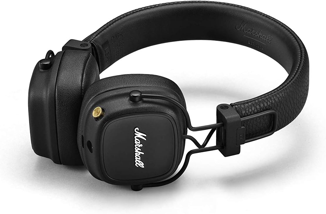 Marshall On Ear Bluetooth Headphones, Wireless Earphones, Foldable, 80+ Hours Wireless playtime