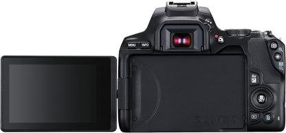 Canon EOS 250D Camera Body - 24.1 MP, APS-C sensor - 5 FPS Continuous Shooting - 4K Video - Bluetooth, Wi-Fi - Beginner’s DSLR
