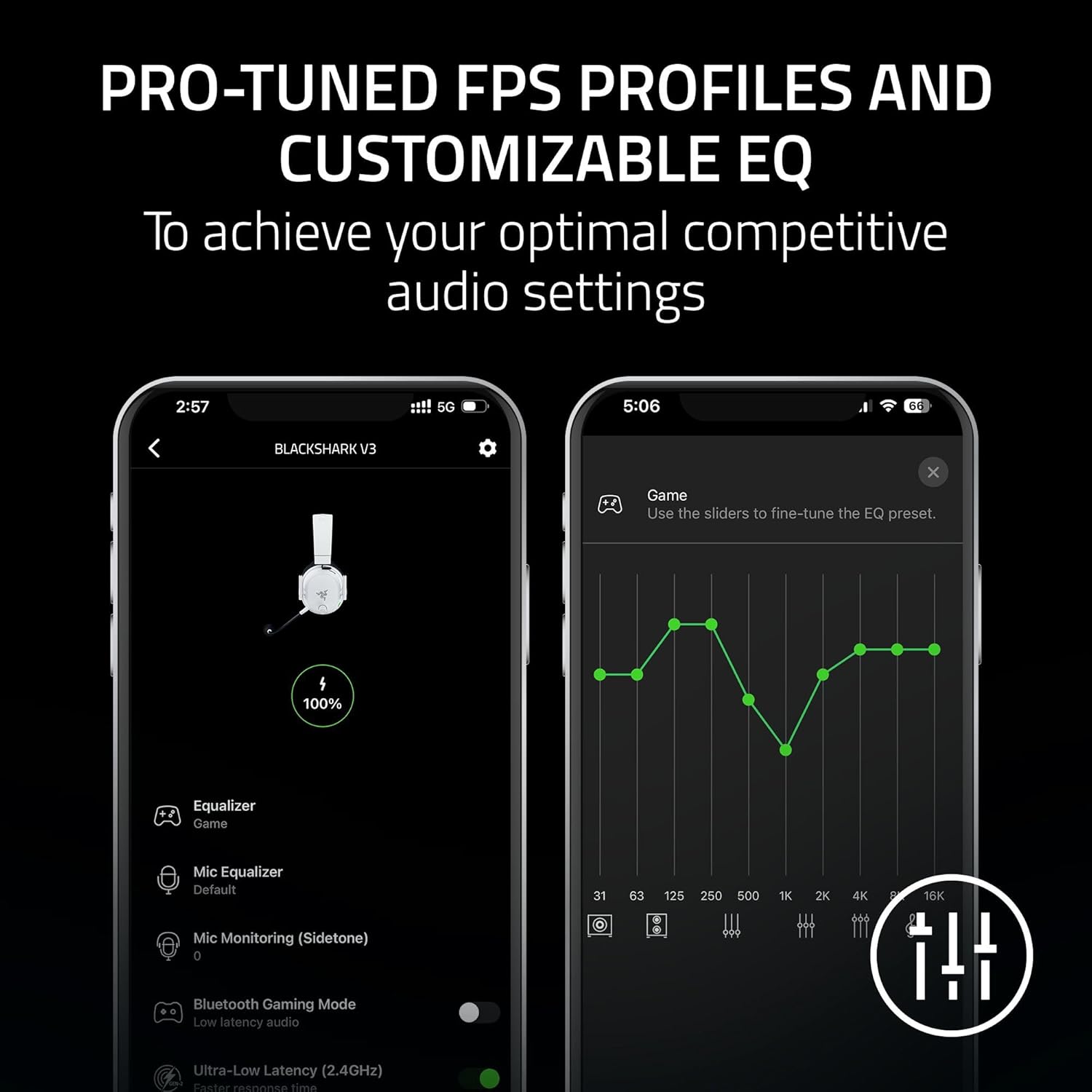 Razer - Wireless e-sports Headset - TriForce 50mm Drivers - Detachable broadband Microphone - THX Spatial Audio - Wireless 2,4 GHz & Bluetooth - FPS profiles - PC/Mac |